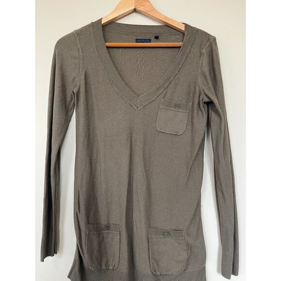 Martin + Osa Olive Green Tunic Sweater S - Picture 2 of 8